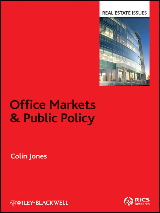 Title details for Office Markets and Public Policy by Colin Jones - Available